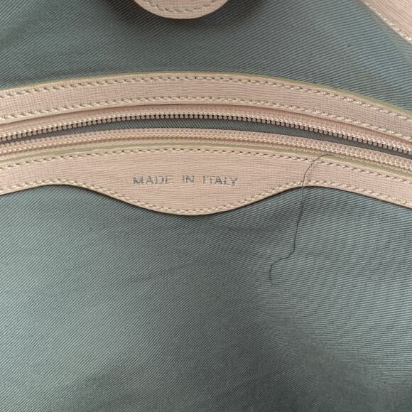 BEVINI Pink & Purple Color Block Leather Tote Handbag - Picture 8 of 9